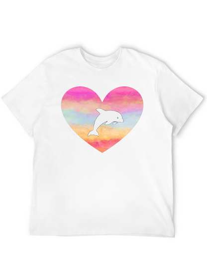 Heart Dolphin T-Shirt