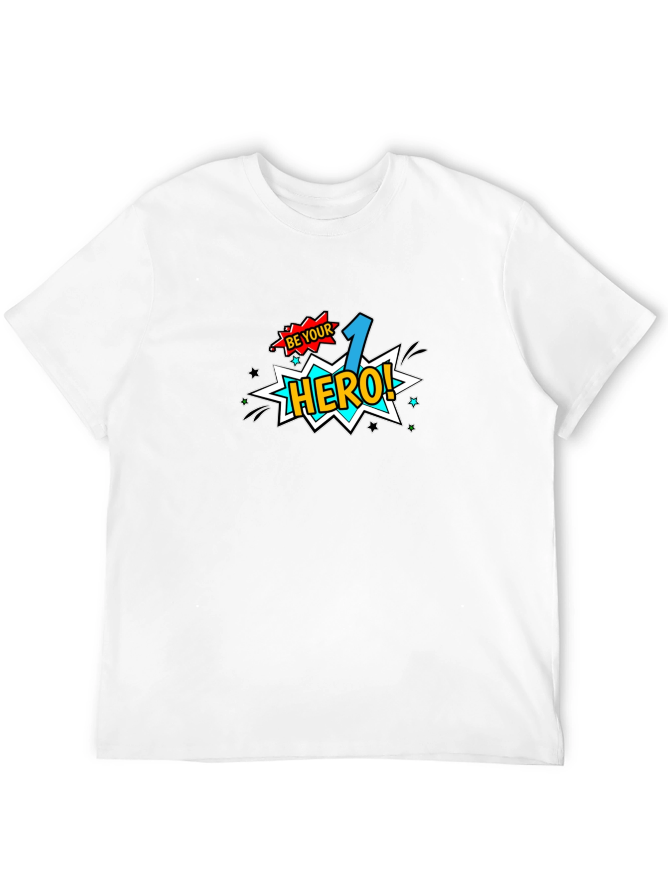 Be Your 1 Hero! Black Graphic Tee