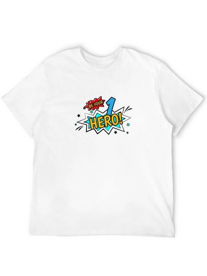 Be Your 1 Hero! Black Graphic Tee