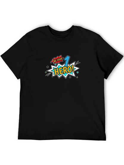 Be Your 1 Hero! Black Graphic Tee