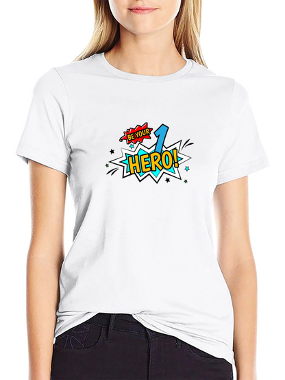 Be Your 1 Hero! Black Graphic Tee