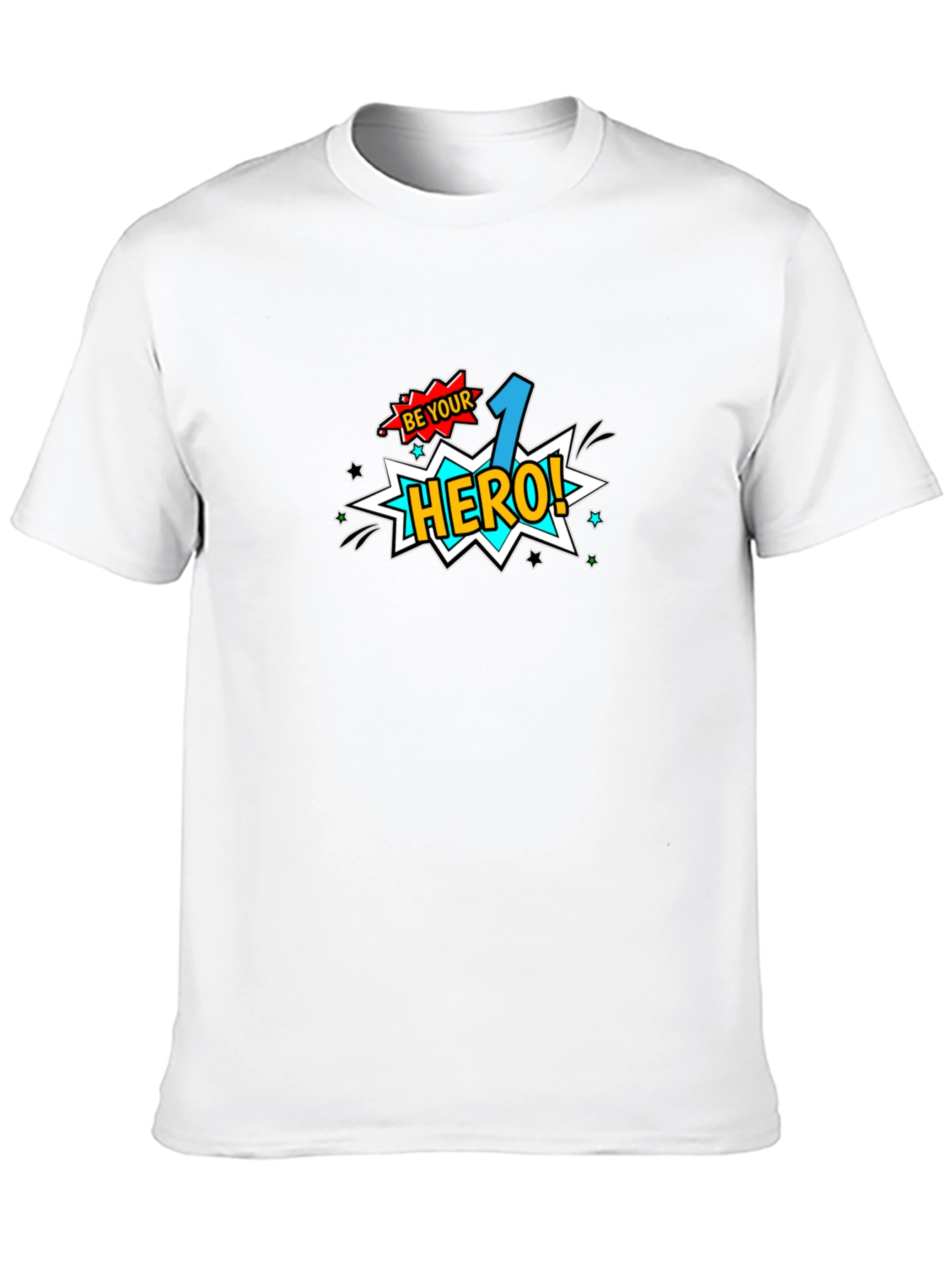 Be Your 1 Hero! Black Graphic Tee