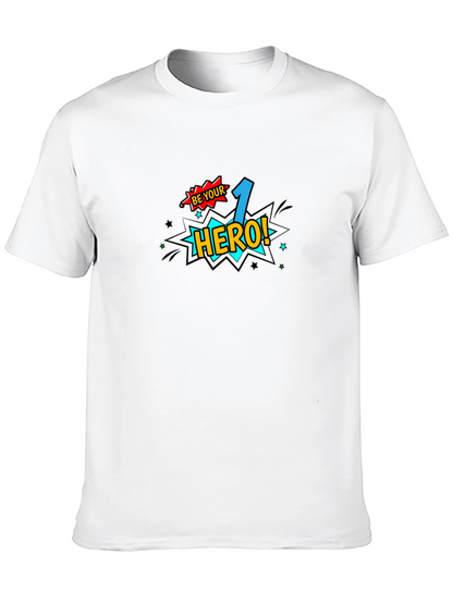 Be Your 1 Hero! Black Graphic Tee