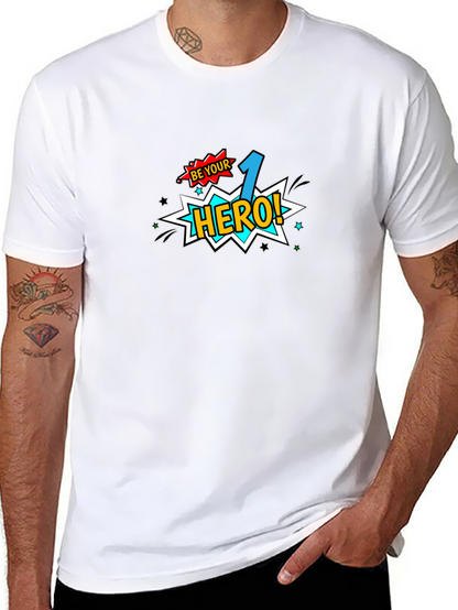 Be Your 1 Hero! Black Graphic Tee