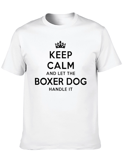 Keep Calm Boxer Dog T-Shirt