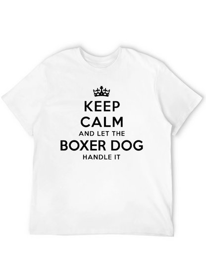 Keep Calm Boxer Dog T-Shirt