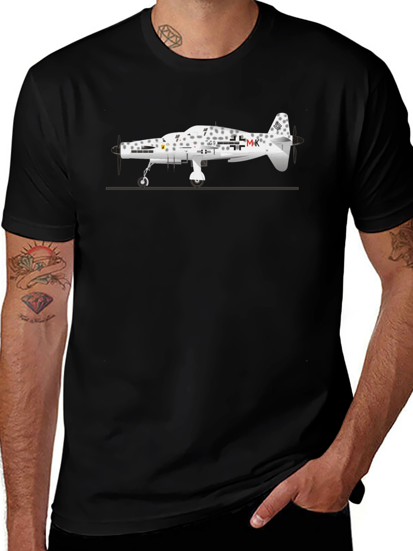 German WWII Plane T-Shirt