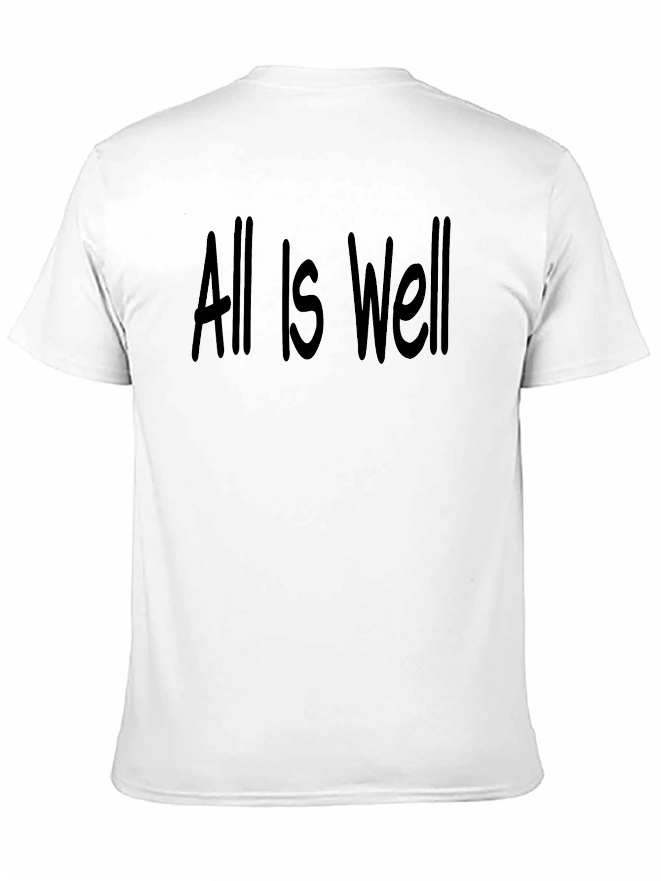 All is Well Black T-Shirt