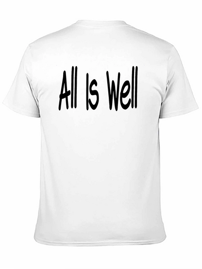 All is Well Black T-Shirt