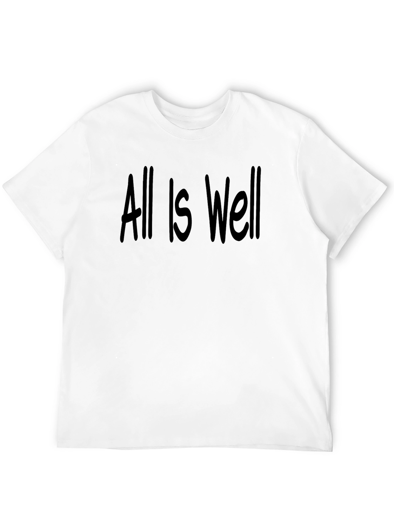 All is Well Black T-Shirt