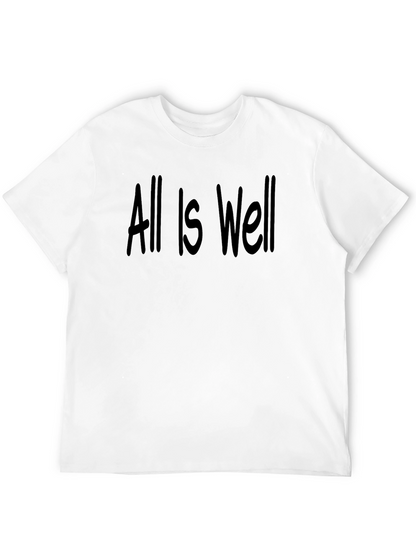 All is Well Black T-Shirt