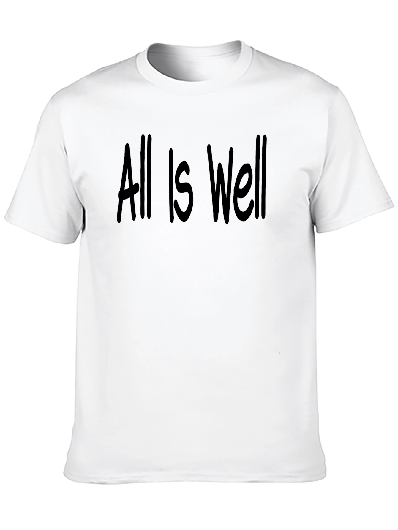 All is Well Black T-Shirt