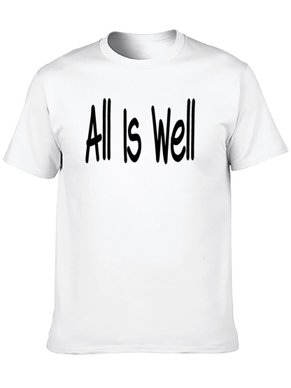 All is Well Black T-Shirt