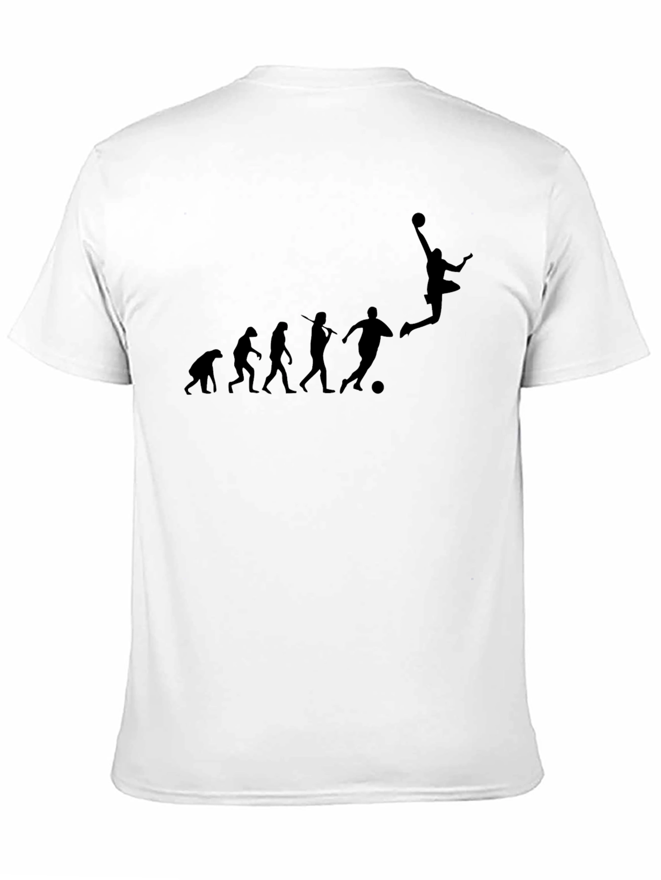 Evolution of Soccer Black T-Shirt