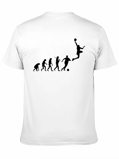 Evolution of Soccer Black T-Shirt