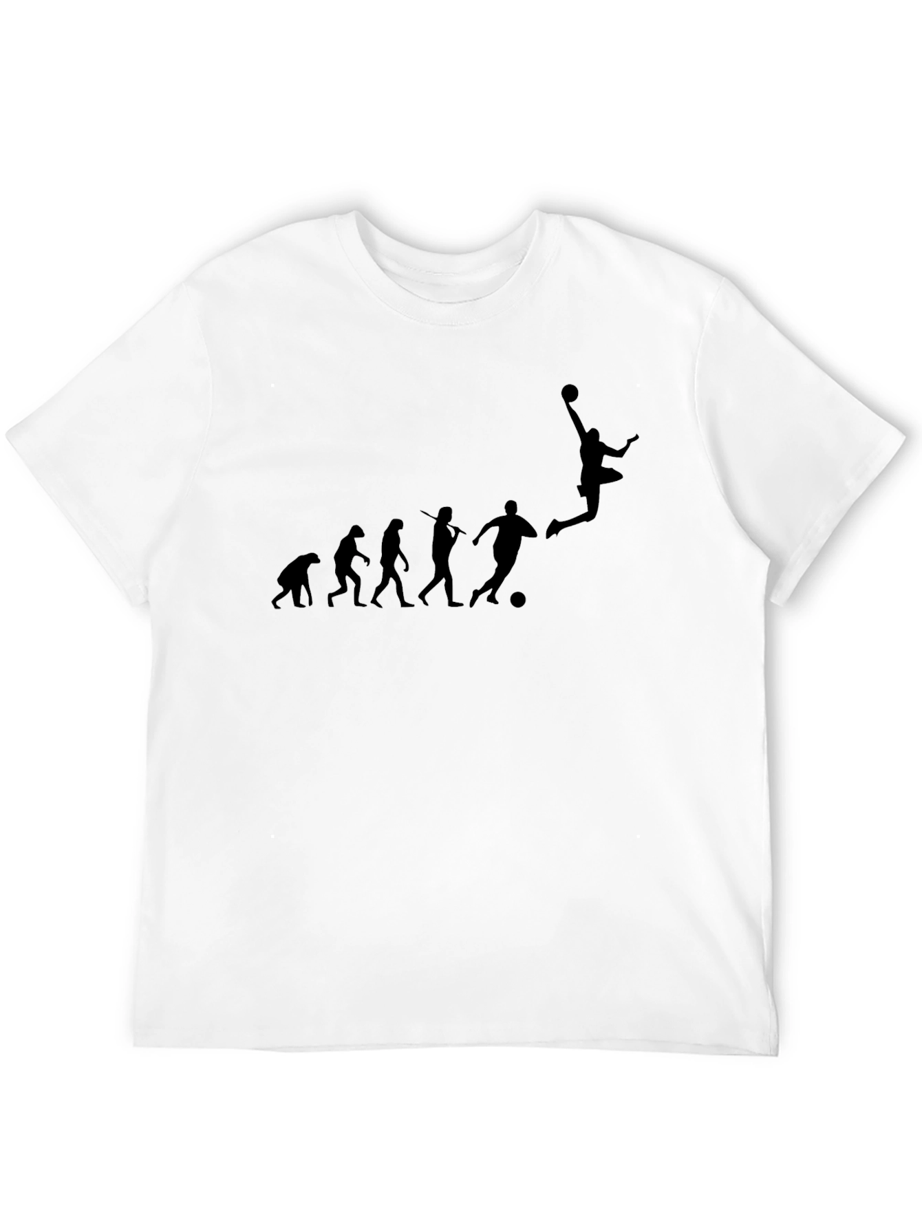 Evolution of Soccer Black T-Shirt