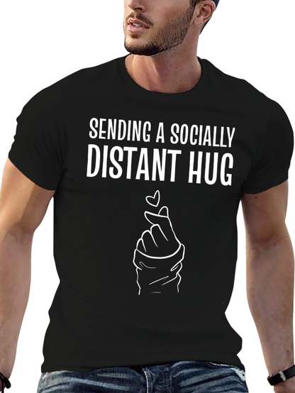 Socially Distant Hug Graphic Tee