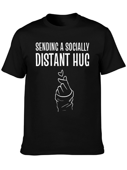 Socially Distant Hug Graphic Tee