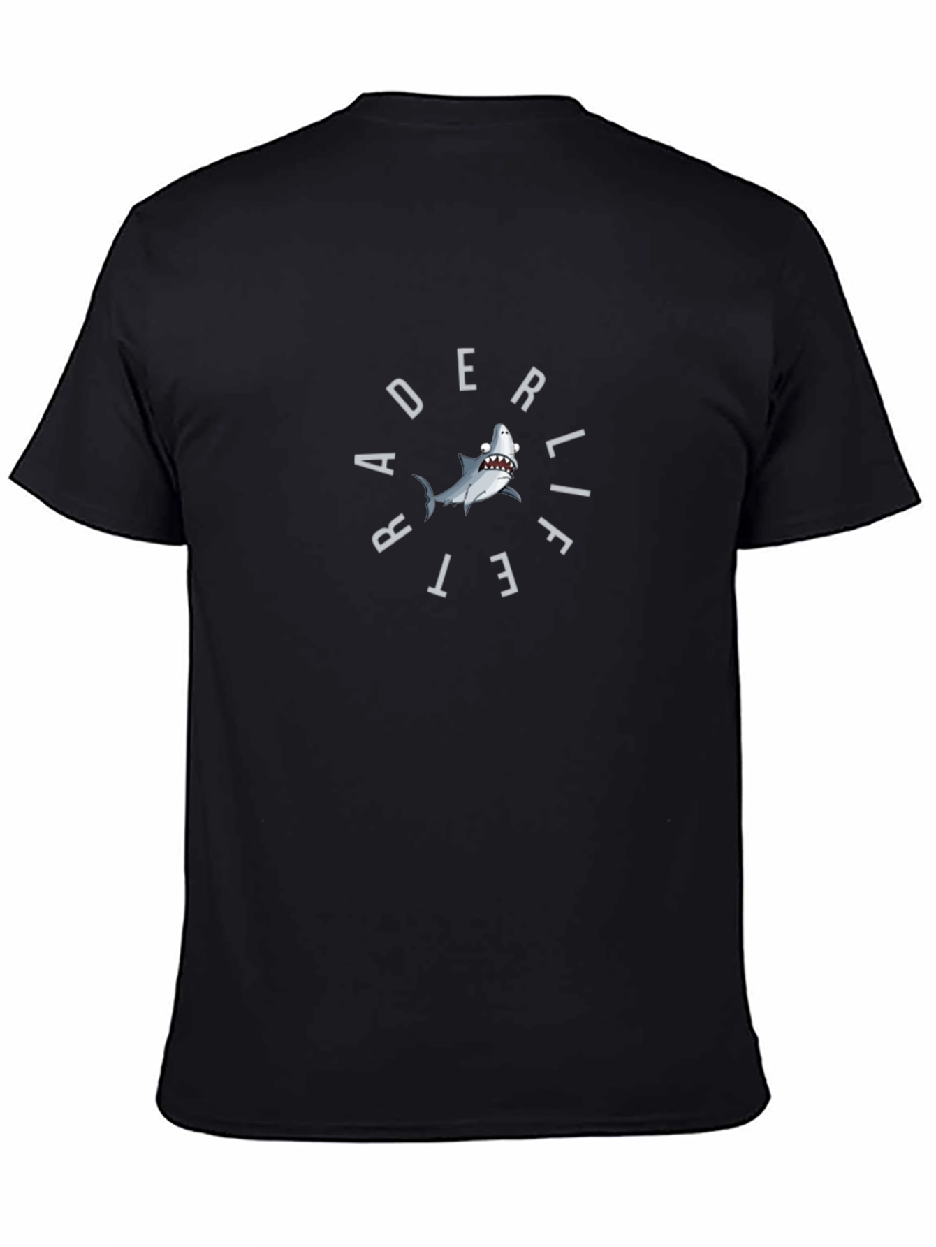 Rad Lifet Shark Graphic T-Shirt - Black