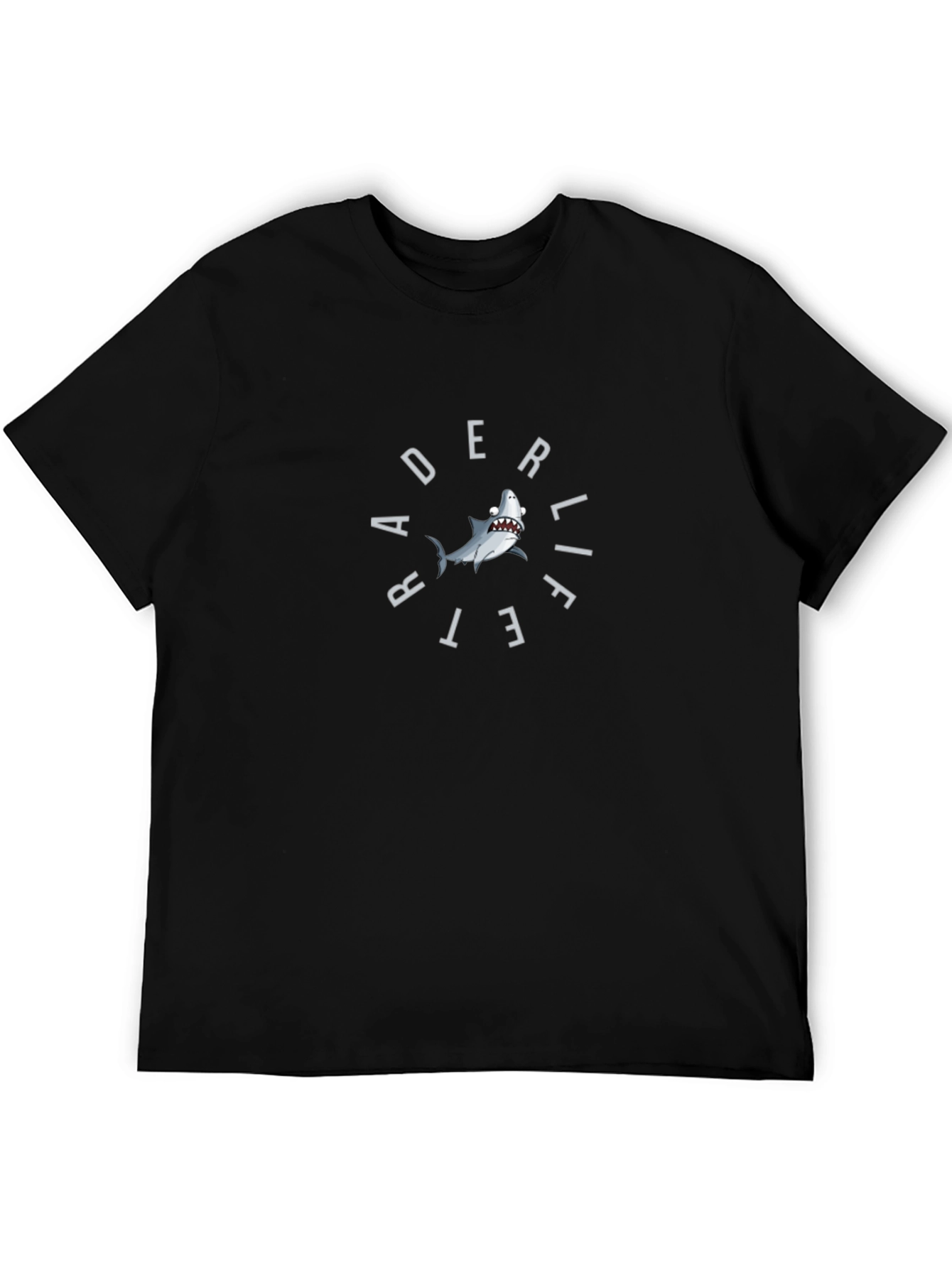 Rad Lifet Shark Graphic T-Shirt - Black