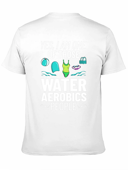Water Aerobics Enthusiast Black Tee
