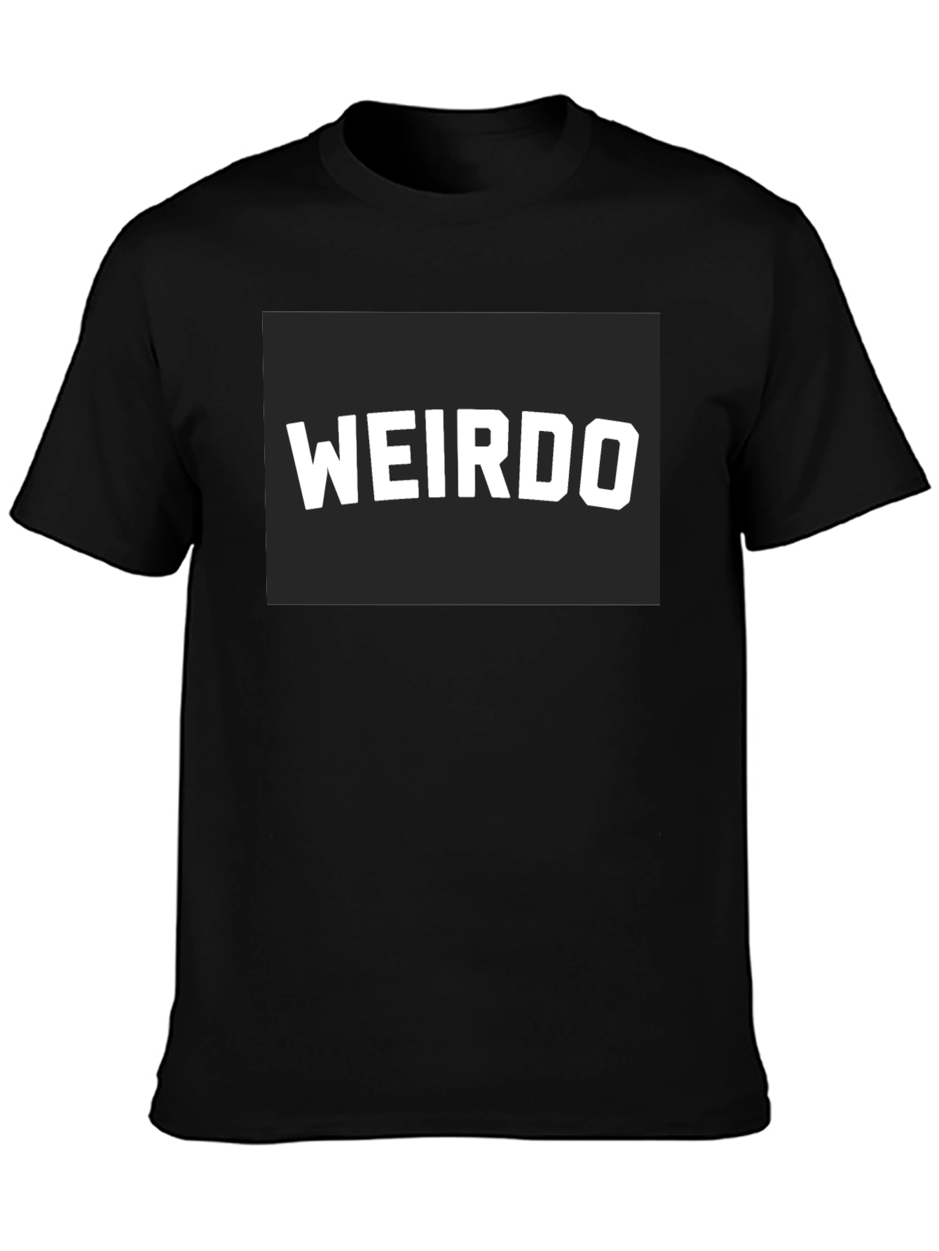 Weirdo Graphic T-Shirt - Black