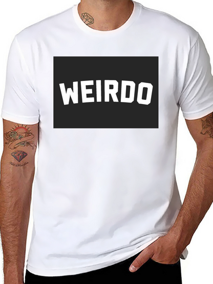 Weirdo Graphic T-Shirt - Black