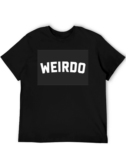 Weirdo Graphic T-Shirt - Black