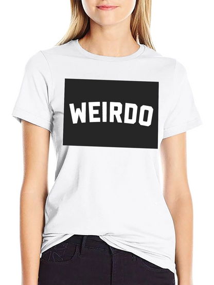 Weirdo Graphic T-Shirt - Black
