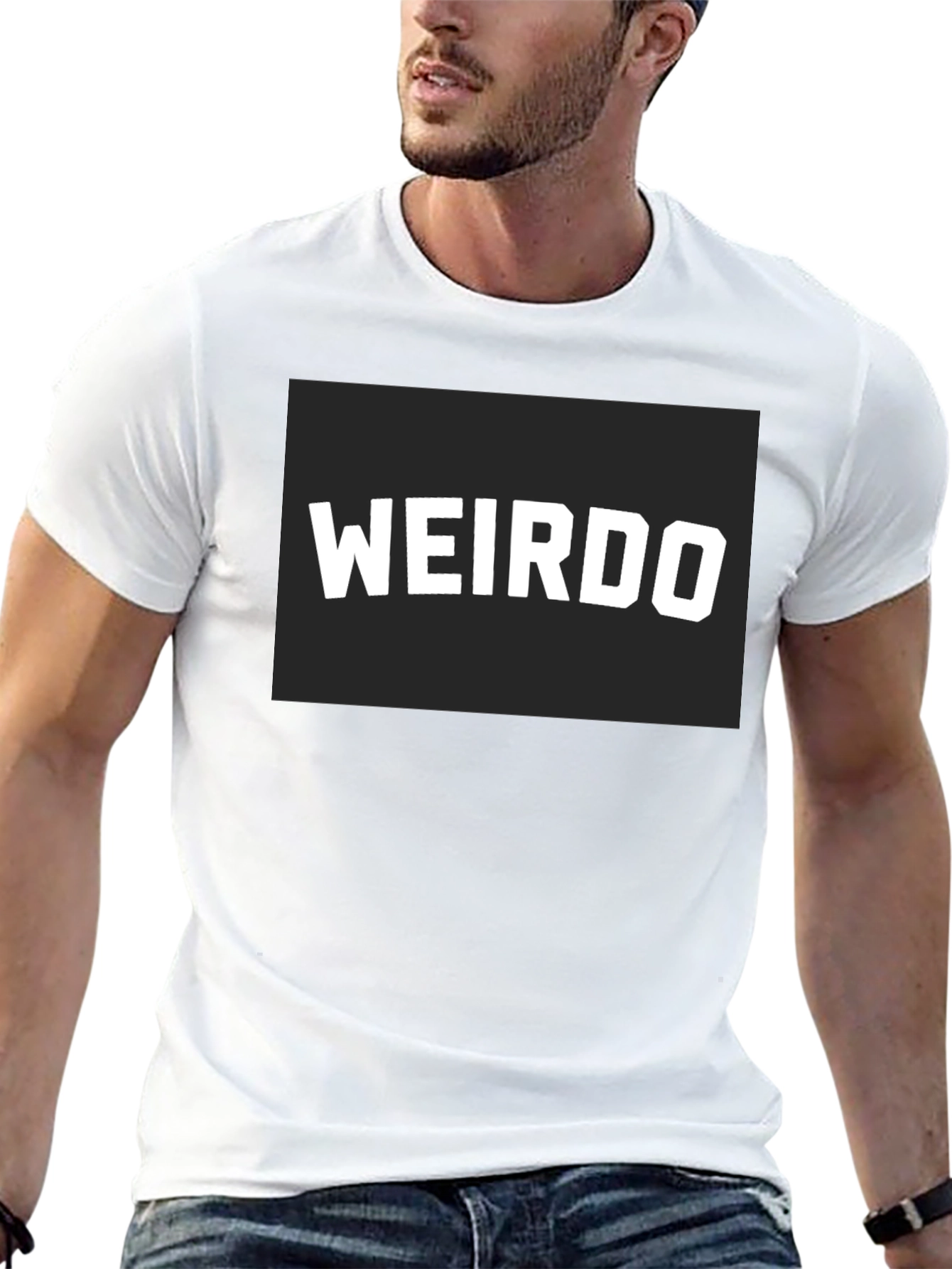 Weirdo Graphic T-Shirt - Black