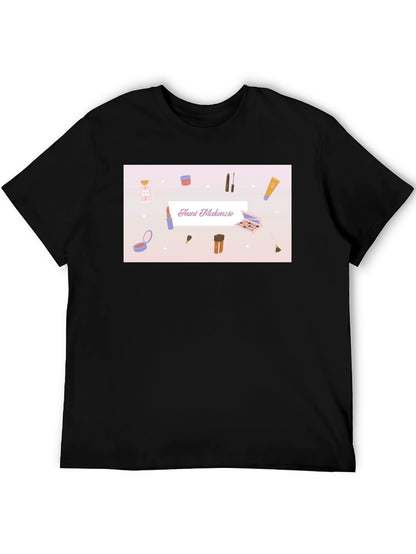 Makeup T-Shirt - Faunt Makenzie - Black Cotton Tee