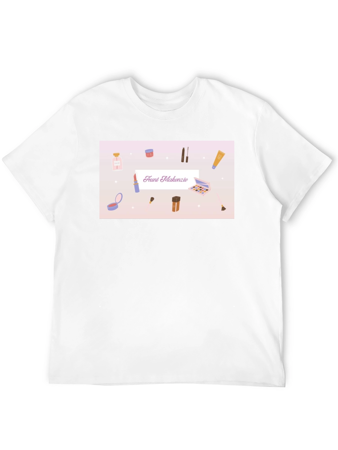 Makeup T-Shirt - Faunt Makenzie - Black Cotton Tee