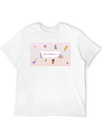 Makeup T-Shirt - Faunt Makenzie - Black Cotton Tee
