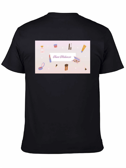 Makeup T-Shirt - Faunt Makenzie - Black Cotton Tee