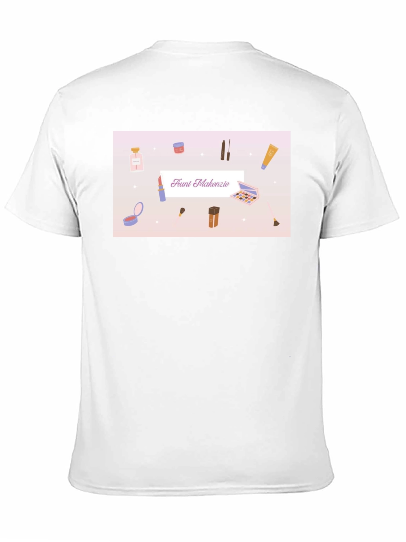 Makeup T-Shirt - Faunt Makenzie - Black Cotton Tee