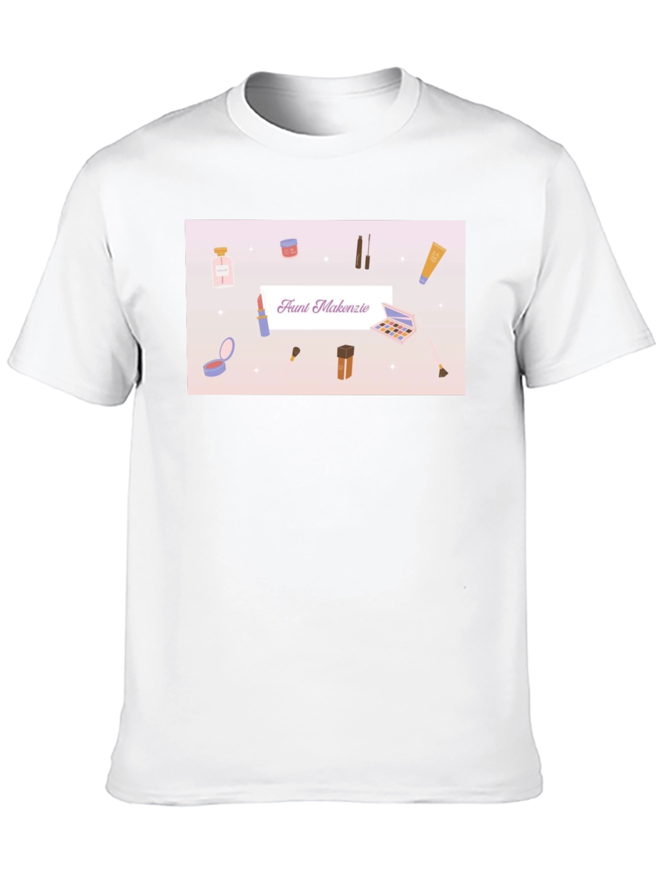 Makeup T-Shirt - Faunt Makenzie - Black Cotton Tee