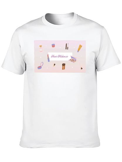 Makeup T-Shirt - Faunt Makenzie - Black Cotton Tee