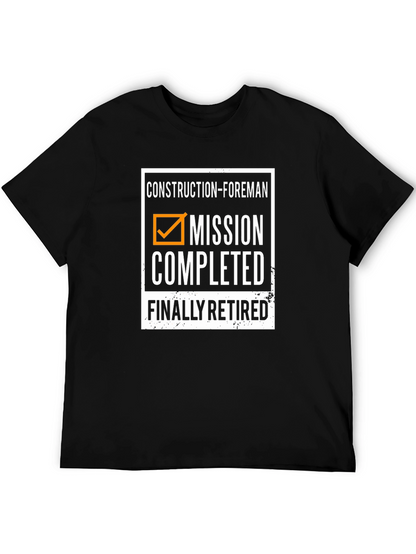 Construction Foreman Retired T-Shirt