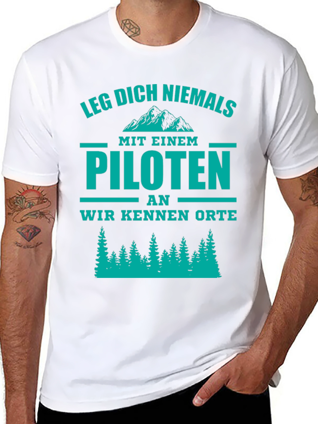 Pilot T-Shirt - Funny German Phrase