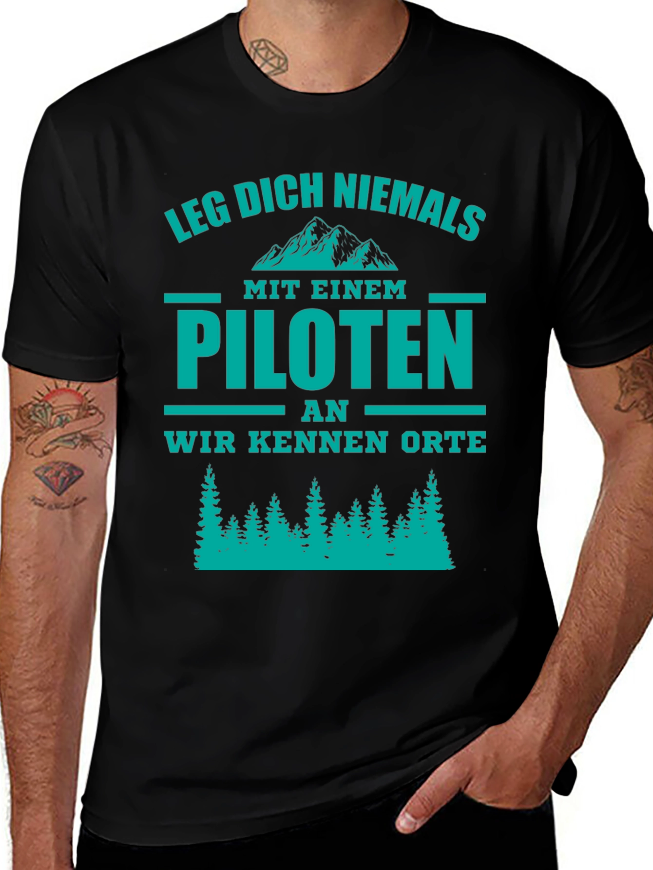 Pilot T-Shirt - Funny German Phrase