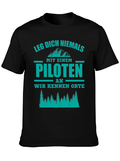 Pilot T-Shirt - Funny German Phrase