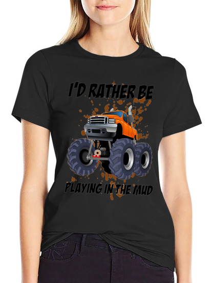 Mudding Monster Truck Tee
