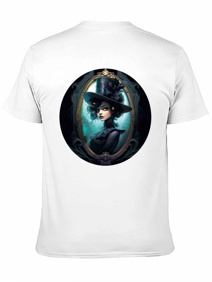 Elegant Victorian Lady T-Shirt - Black