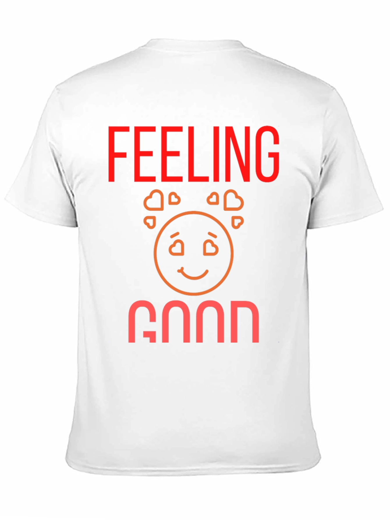 Feeling Good Graphic Tee - Black Cotton Comfort