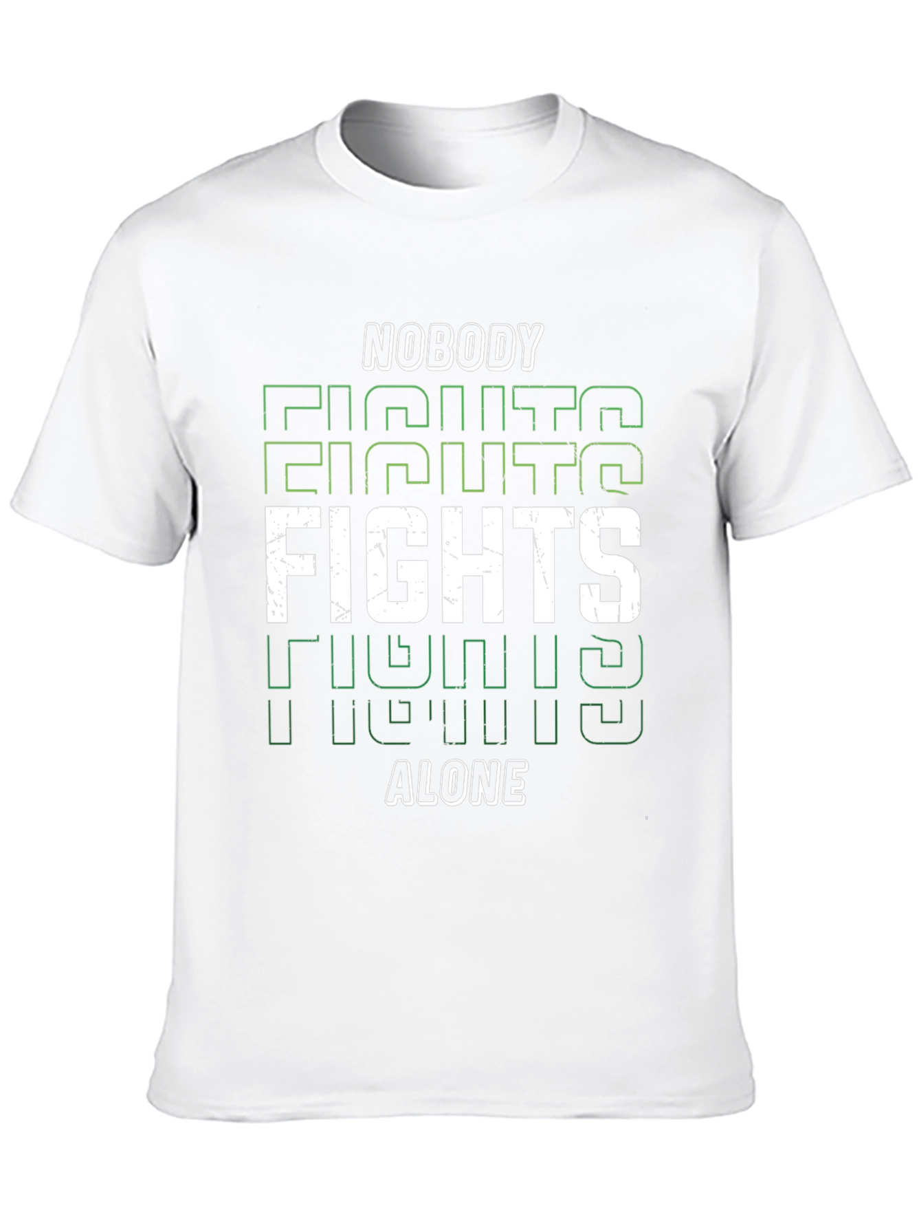 Nobody Fights Alone Graphic Tee - Black