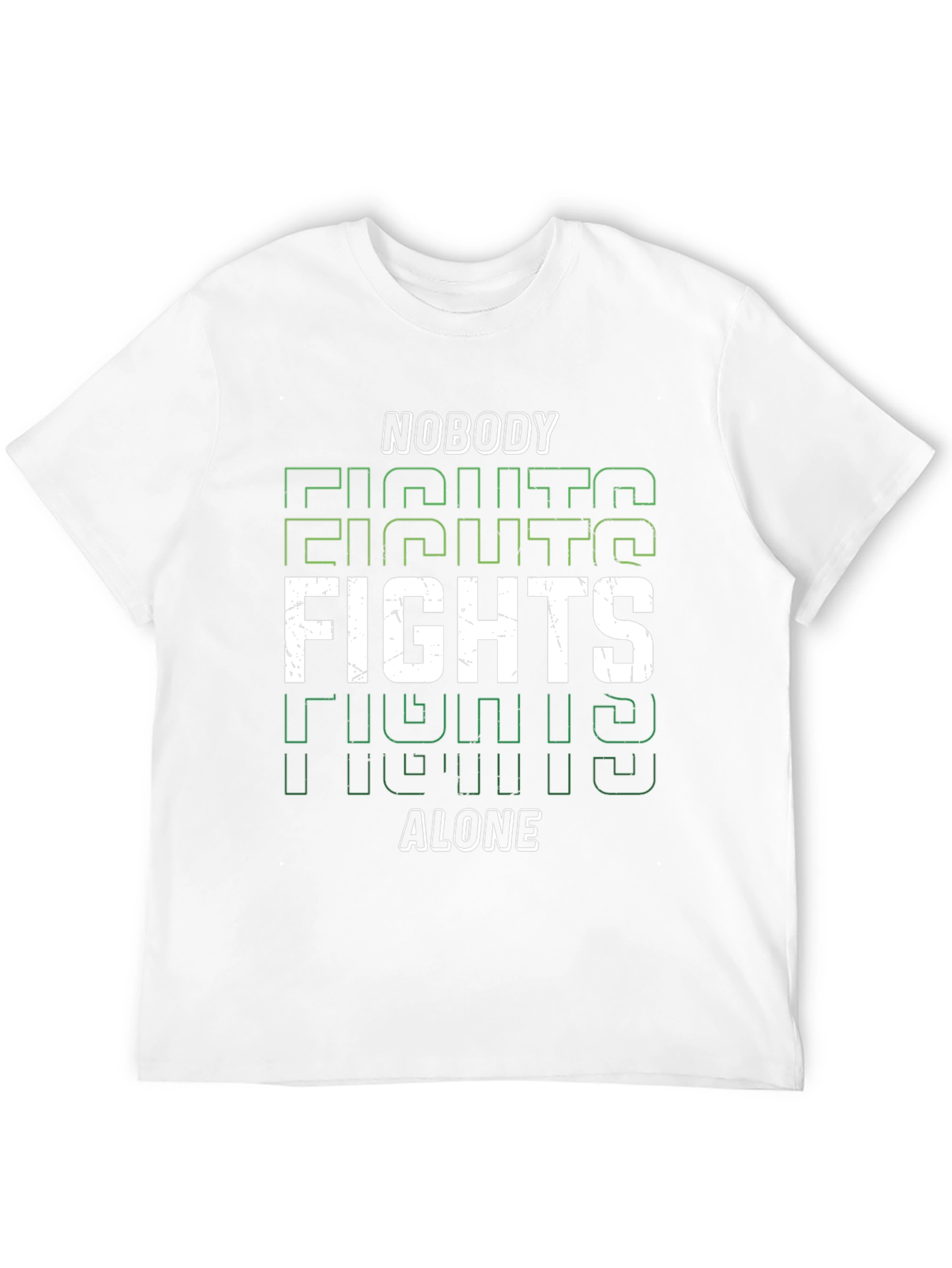 Nobody Fights Alone Graphic Tee - Black