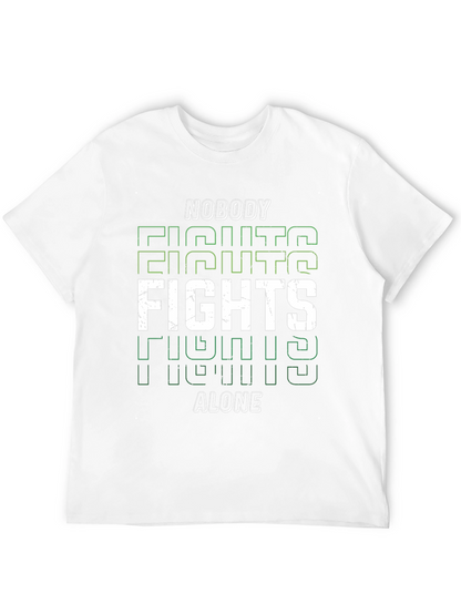 Nobody Fights Alone Graphic Tee - Black