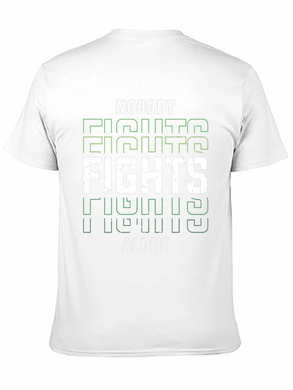 Nobody Fights Alone Graphic Tee - Black