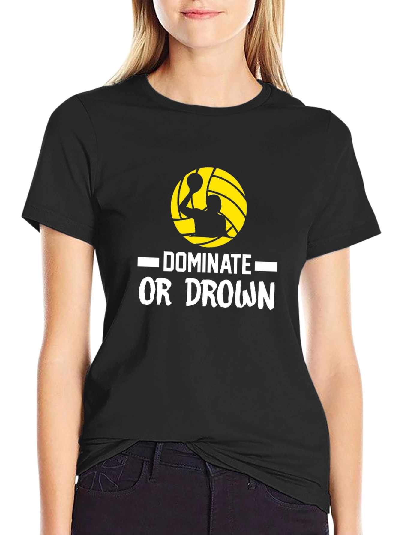 Dominate or Drown Black T-Shirt