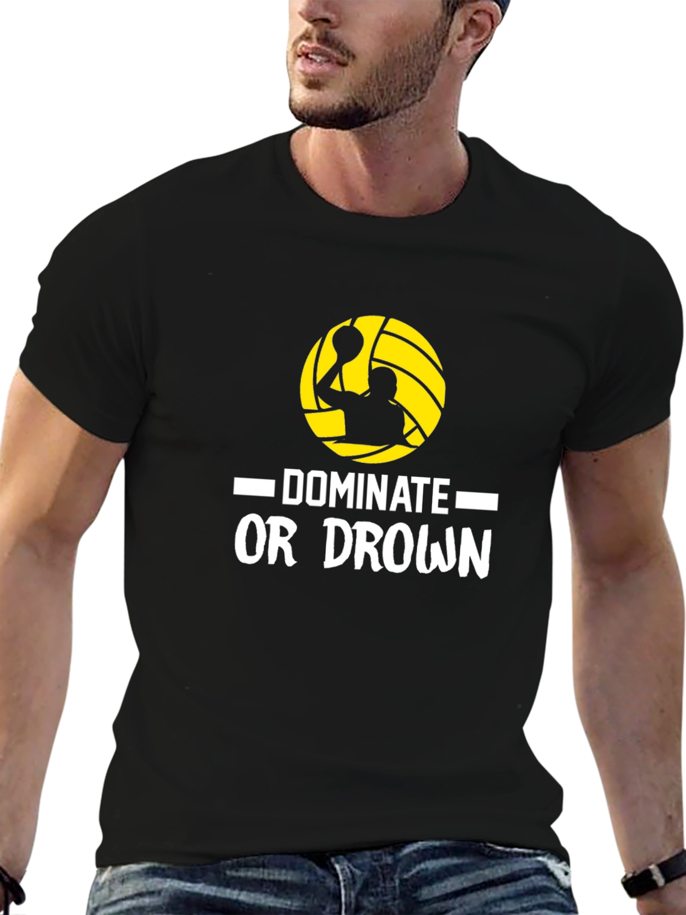 Dominate or Drown Black T-Shirt
